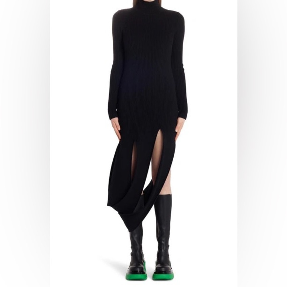 BNWT Bottega Veneta Black Sweater Dress - Picture 3 of 3